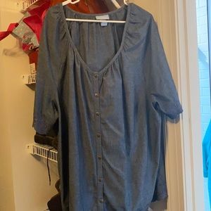 Liz & Me Short Sleeve Button Down!